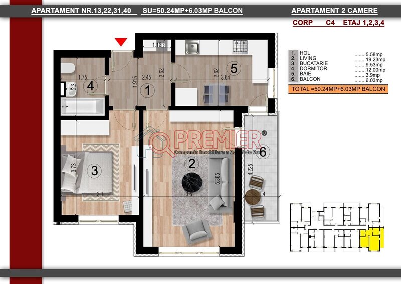 Metrou Berceni, prinde TVA de 9%, 2 camere la cel mai mic pret